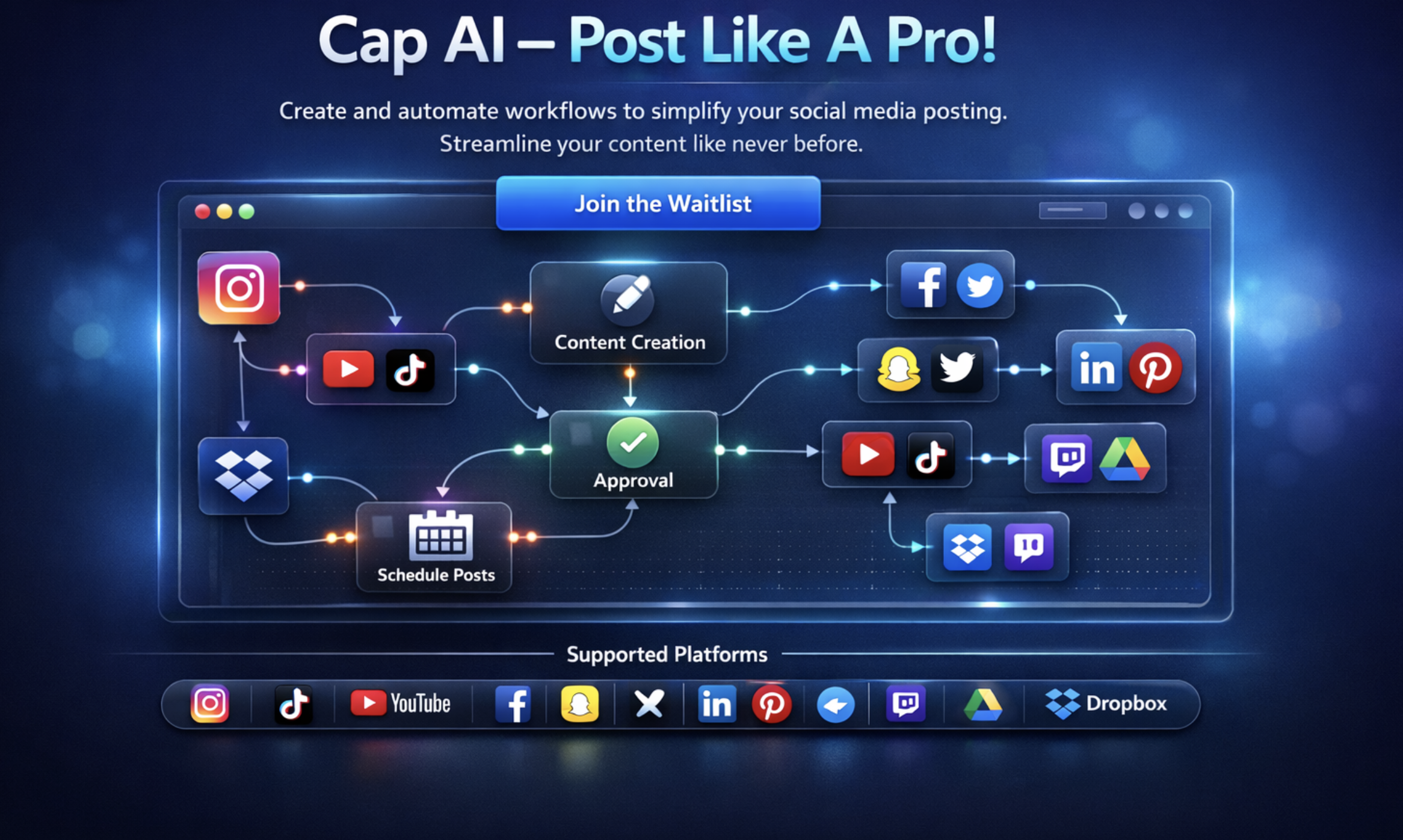 Cap AI workflow preview